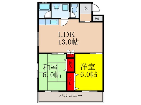 ﾊｲﾂＰﾘﾊﾞ-の物件間取画像